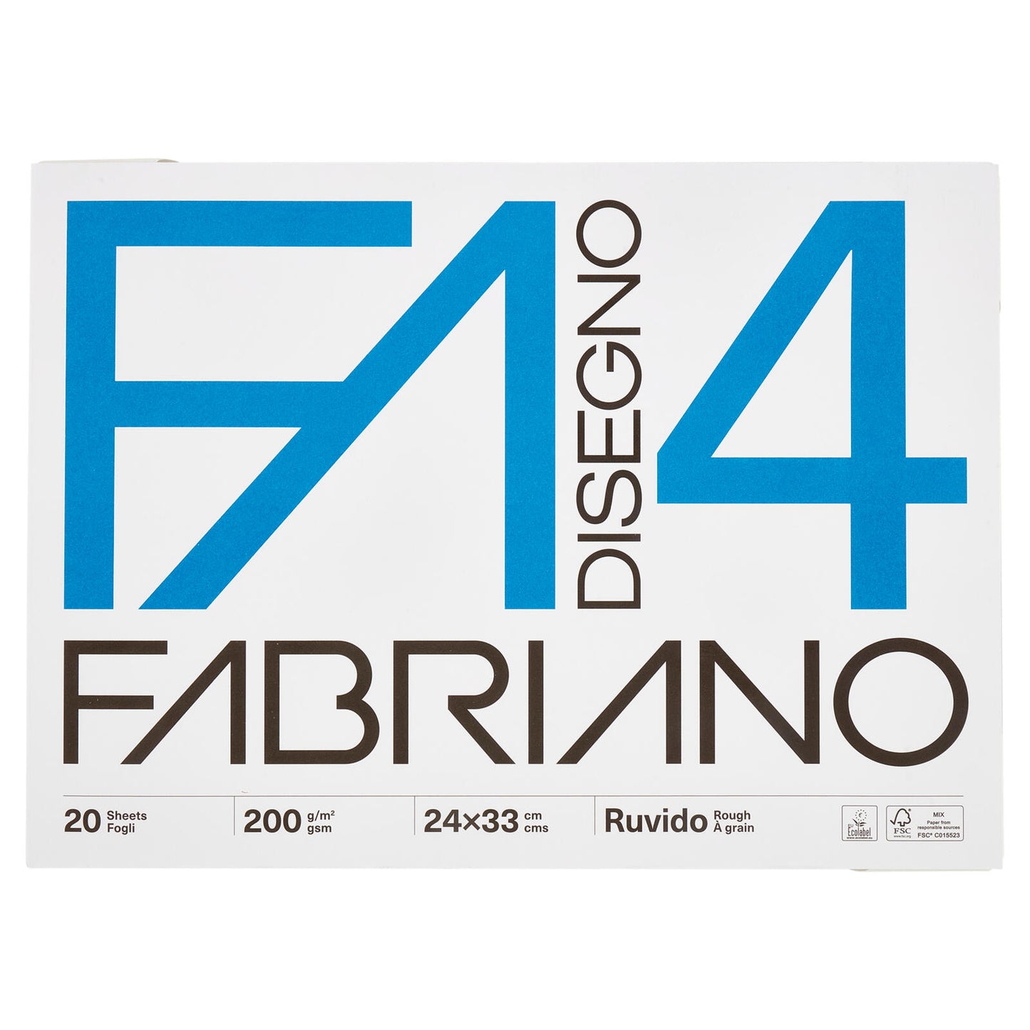 Blocco Fabriano F.4 20 fg. 24x33 Ruvido 200 gr. pz. 1 (25520787)