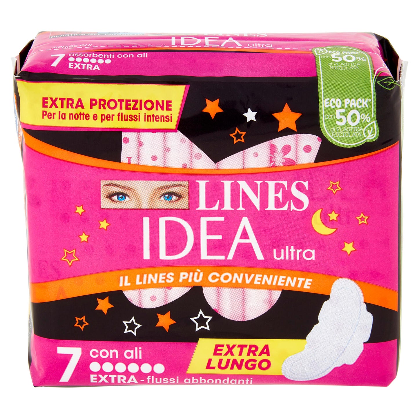 Lines Idea ultra Extra - flussi abbondanti con ali 7 pz (25533762)