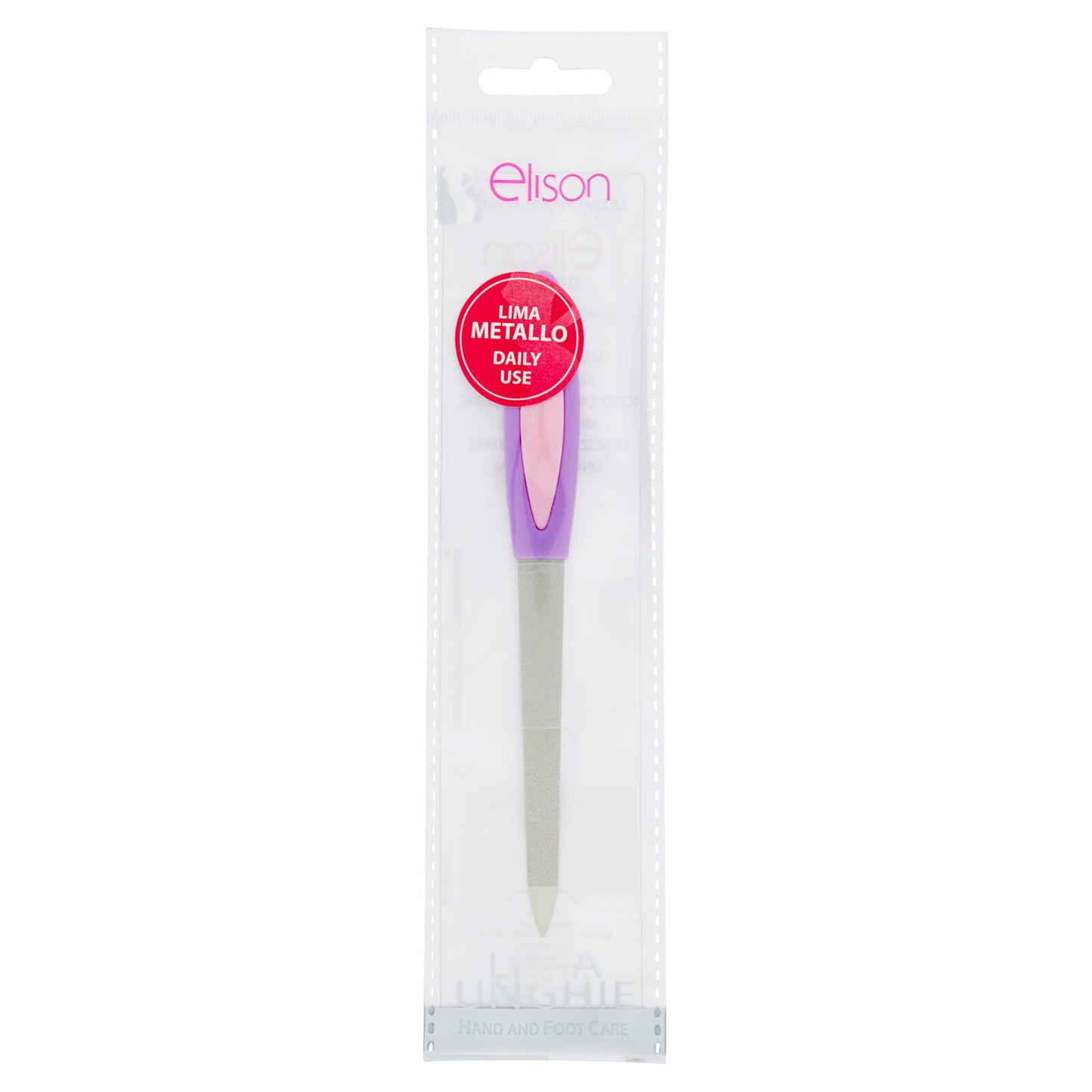 elison Body Care Hand and Foot Care Lima unghie metallo con manico (25526003)