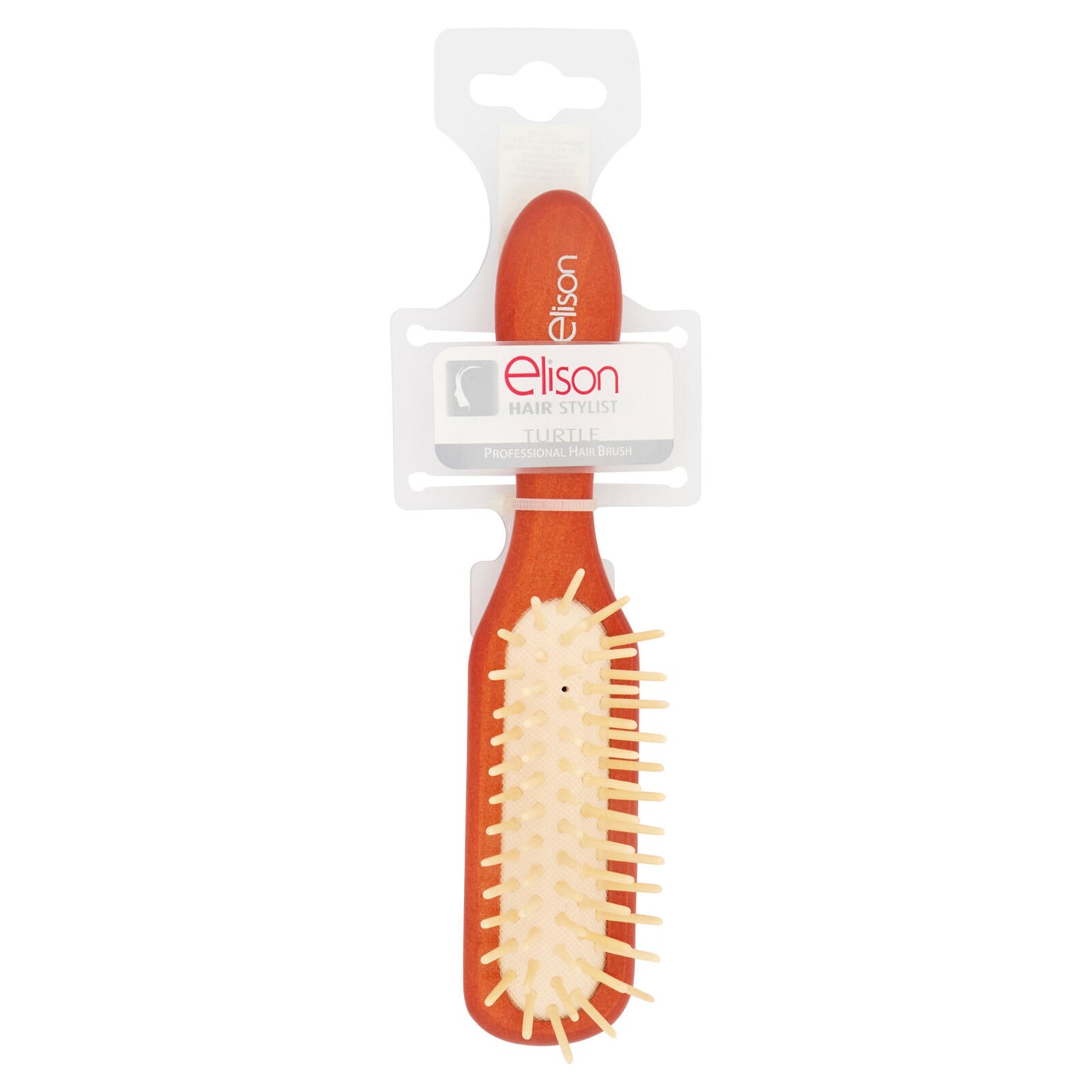 elison Hair Stylist Professional Hair Brush Spazzola legno rettangolare picchi legno (25526094)