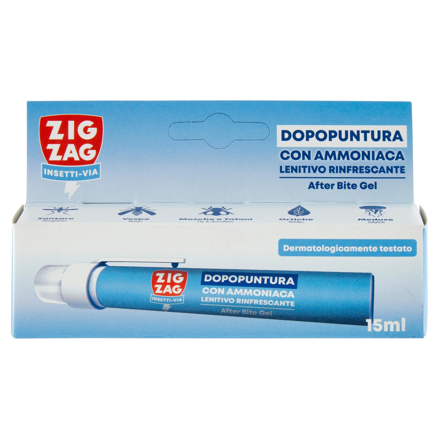 Zig Zag Insetti-Via Dopopuntura con Ammoniaca Lenitivo Rinfrescante 15 ml (25615468)