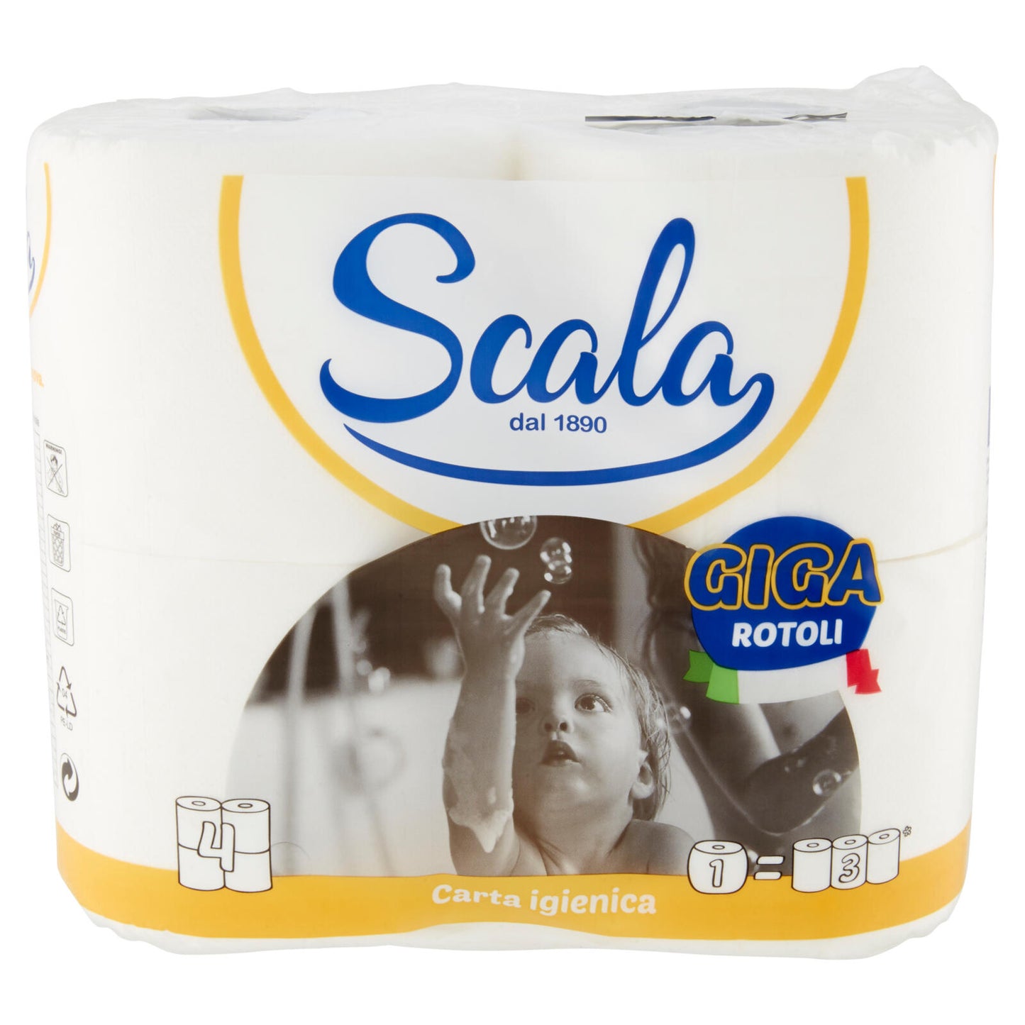 Scala Carta igienica Giga Rotoli 4 pz (25590793)
