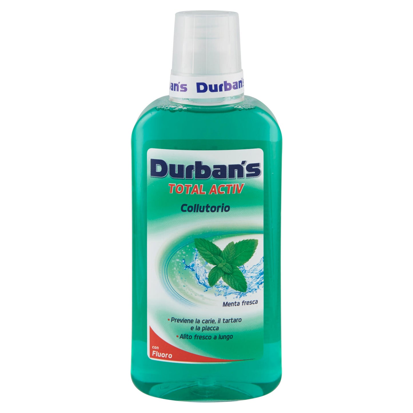 Durban's Total Activ con Fluoro Collutorio Menta fresca 500 ml (25525803)