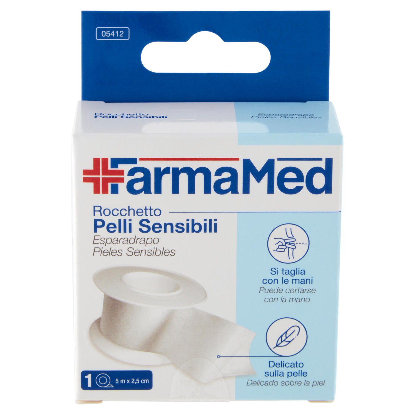 FarmaMed Rocchetto Pelli Sensibili 5 m x 2,5 cm 1 pz (25528608)