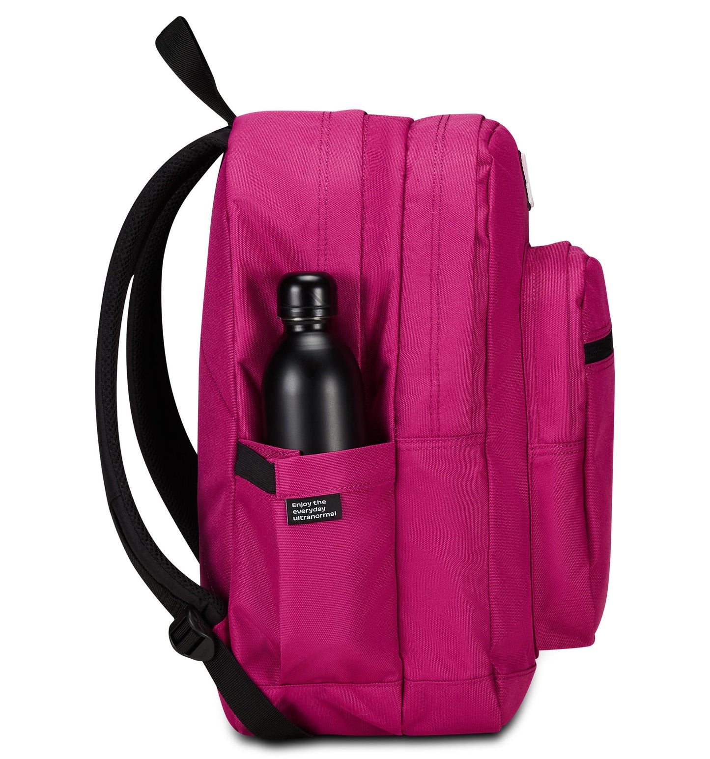 Invicta Zaino Scuola Jelek Plain, Fucsia, Zaino Doppio Scomparto Super Capiente Con Tasca Porta PC o Tablet, Tasca Porta Borraccia e Tasca Con Organizer, Medie, Superiori e Viaggio, Donna Ragazza (25615231)