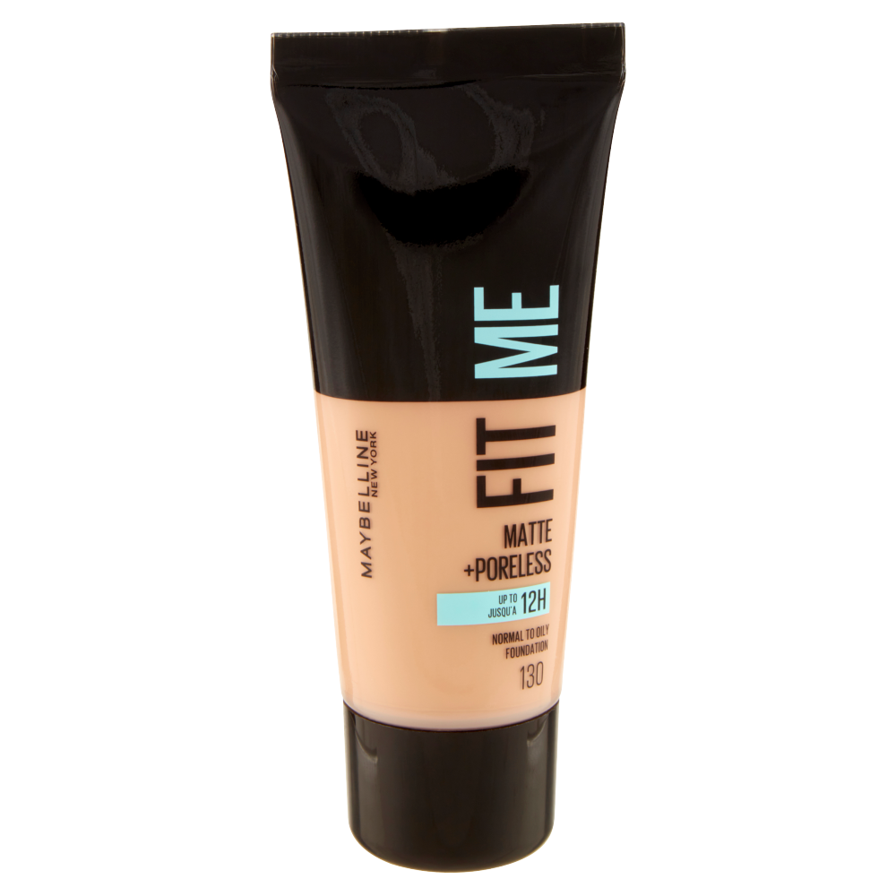 Maybelline New York Fondotinta Fit Me Matte&Poreless, Finish Opacizzante, 130 Buff Beige 30 ml (25558903)