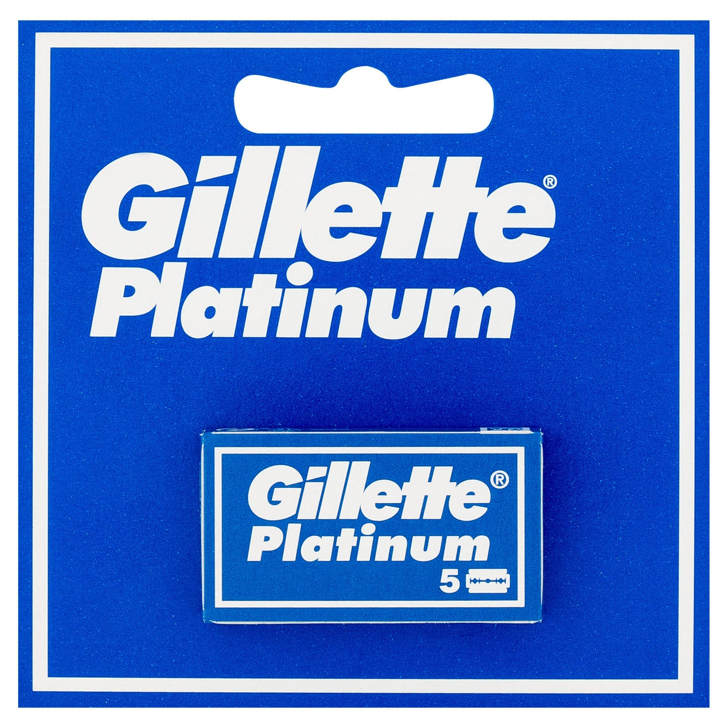 Gillette Lamette di Ricambio per Rasoio da Uomo Platinum, 5 Ricariche (25530541)