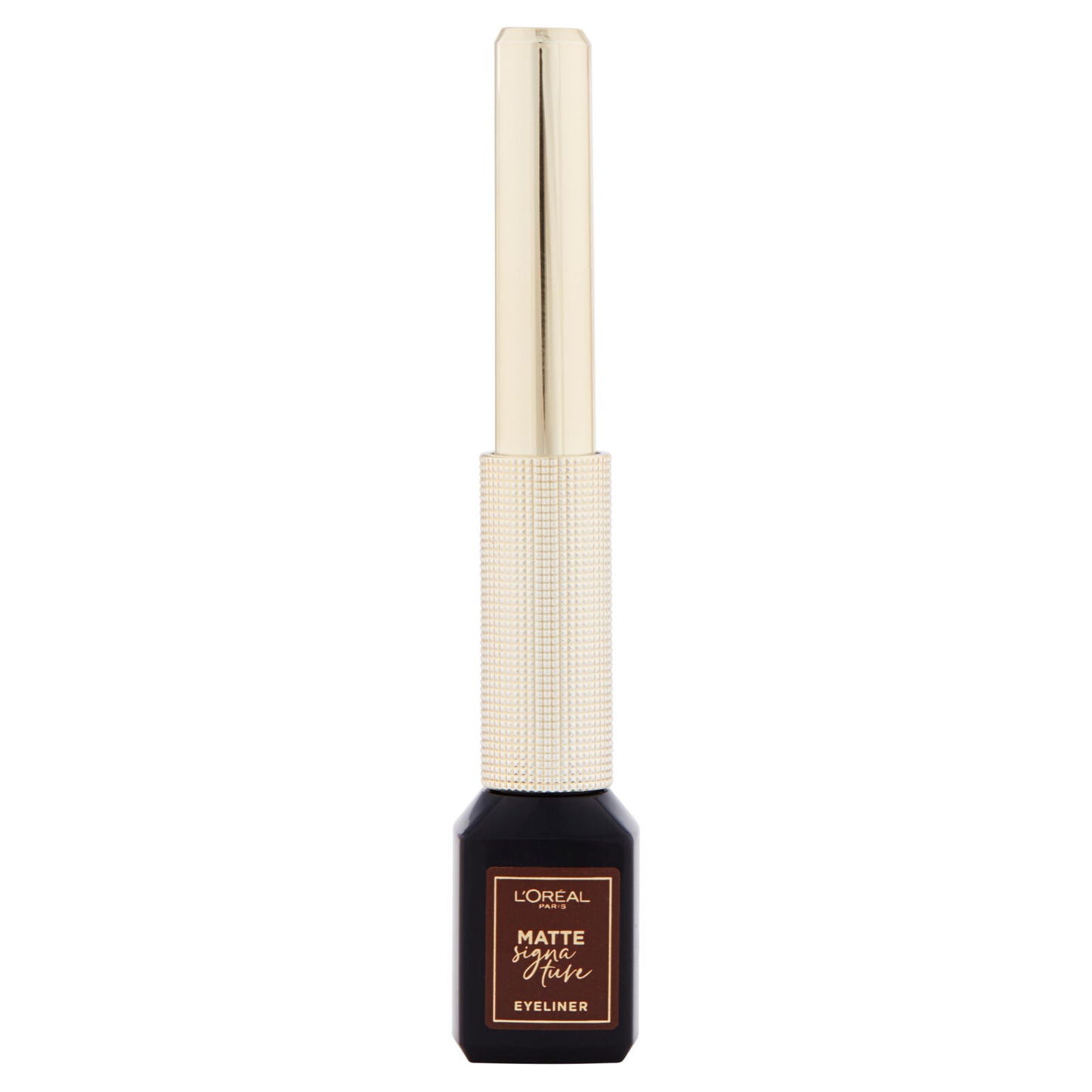 L'Oréal Paris Eyeliner Matte Signature, Pennellino in Feltro, Finish Extra Matte, Marrone (25531837)