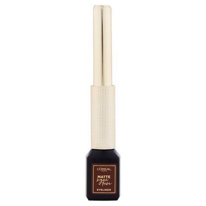 L'Oréal Paris Eyeliner Matte Signature, Pennellino in Feltro, Finish Extra Matte, Marrone (25531837)