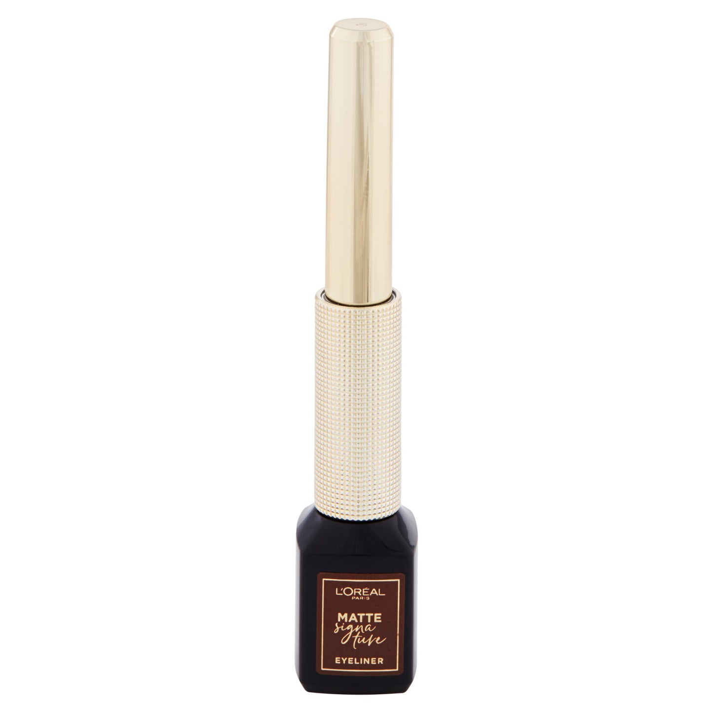 L'Oréal Paris Eyeliner Matte Signature, Pennellino in Feltro, Finish Extra Matte, Marrone (25531838)