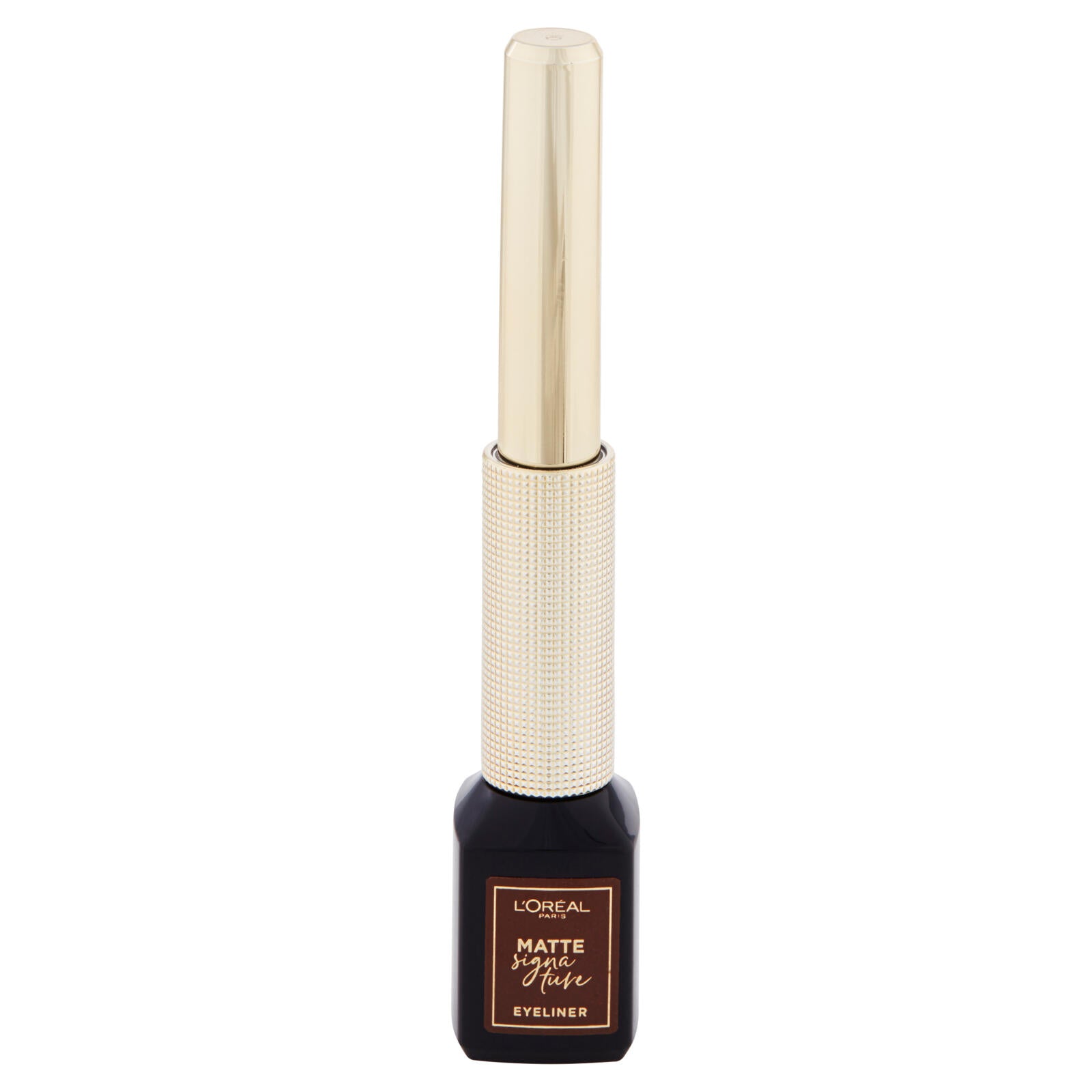 L'Oréal Paris Eyeliner Matte Signature, Pennellino in Feltro, Finish Extra Matte, Marrone (25531838)