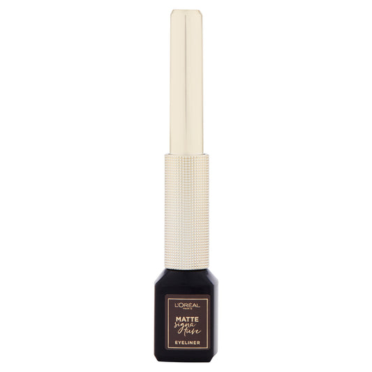 L'Oréal Paris Eyeliner Matte Signature, Pennellino in Feltro, Finish Extra Matte, Grigio (25531835)