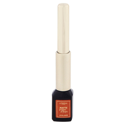 L'Oréal Paris Eyeliner Matte Signature, Pennellino in Feltro, Finish Extra Matte, Rosso Copper (25531842)