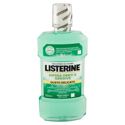 Listerine Difesa Denti e Gengive Gusto Delicato Menta Fresca 500 ml (25533853)