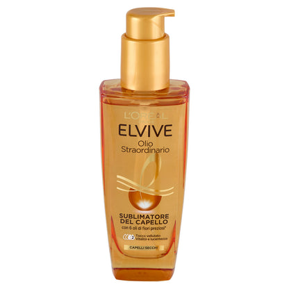 Elvive Olio Straordinario Sublimatore del Capello, per Capelli Secchi, 100 ml (25526229)