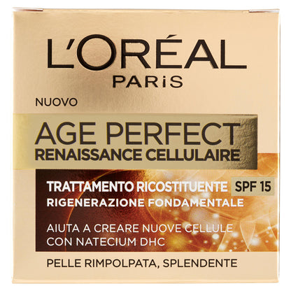 L'Oréal Paris Crema Viso Giorno Anti-rughe Age Perfect Reinassance Cellulaire, 50 ml (25531766)