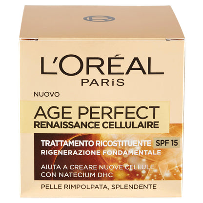 L'Oréal Paris Crema Viso Giorno Anti-rughe Age Perfect Reinassance Cellulaire, 50 ml (25531767)