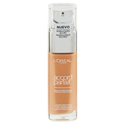 L'Oréal Paris MakeUp Fondotinta Accord Parfait, Effetto Naturale, 8.D/8.W Cappuccino Doré, 30 ml (25531930)