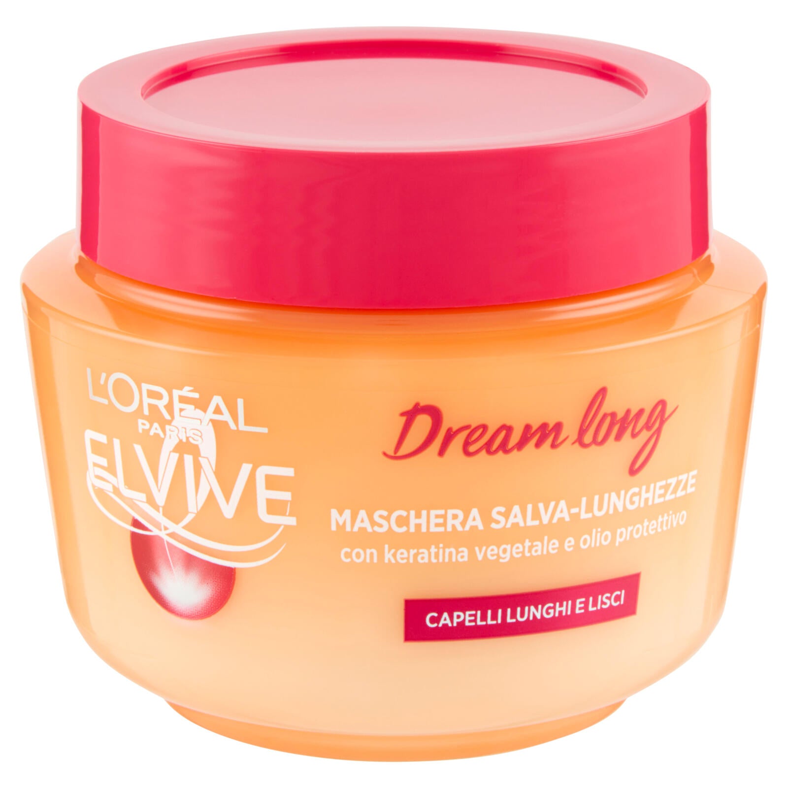 L'Oréal Paris Maschera Capelli Elvive Dream Long, per Capelli Lunghi e Danneggiati, 300 ml (25531965)