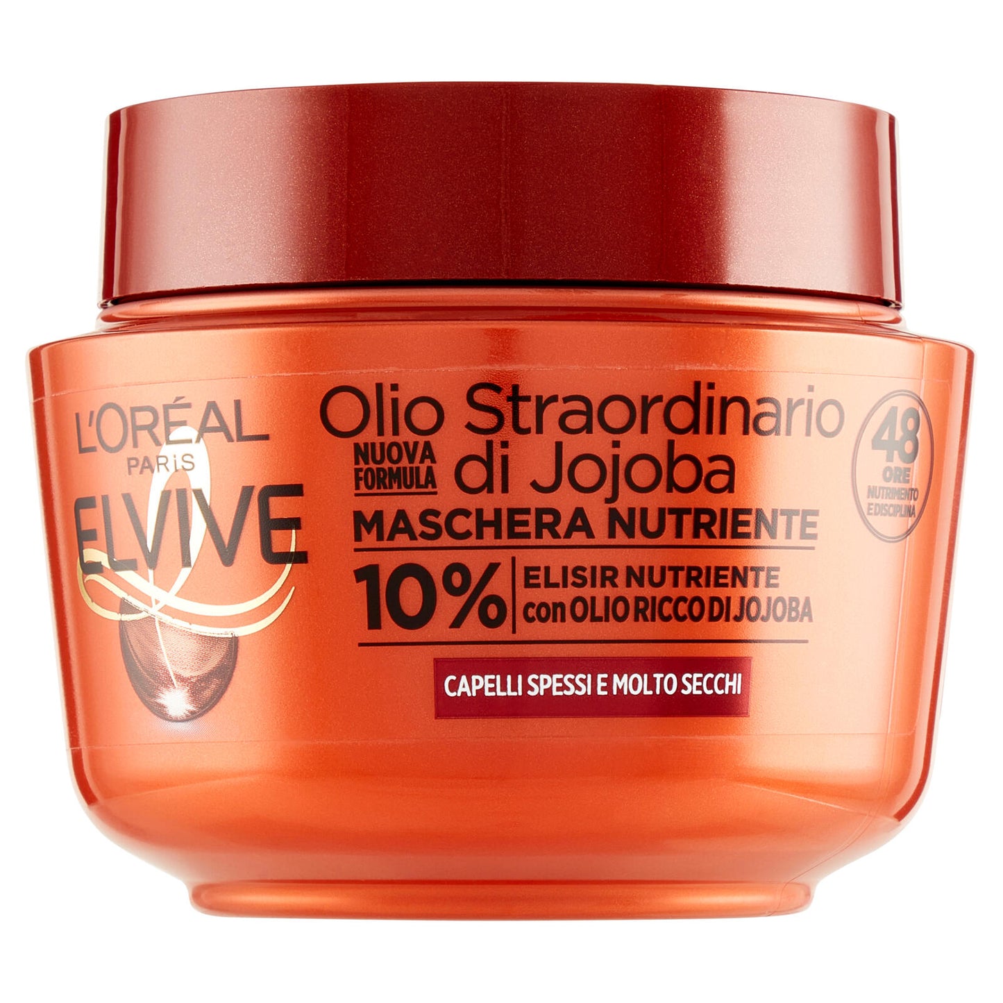 L'Oréal Paris Maschera Capelli Elvive Olio Straordinario, per Capelli Secchi o Spenti, 300 ml (25531966)