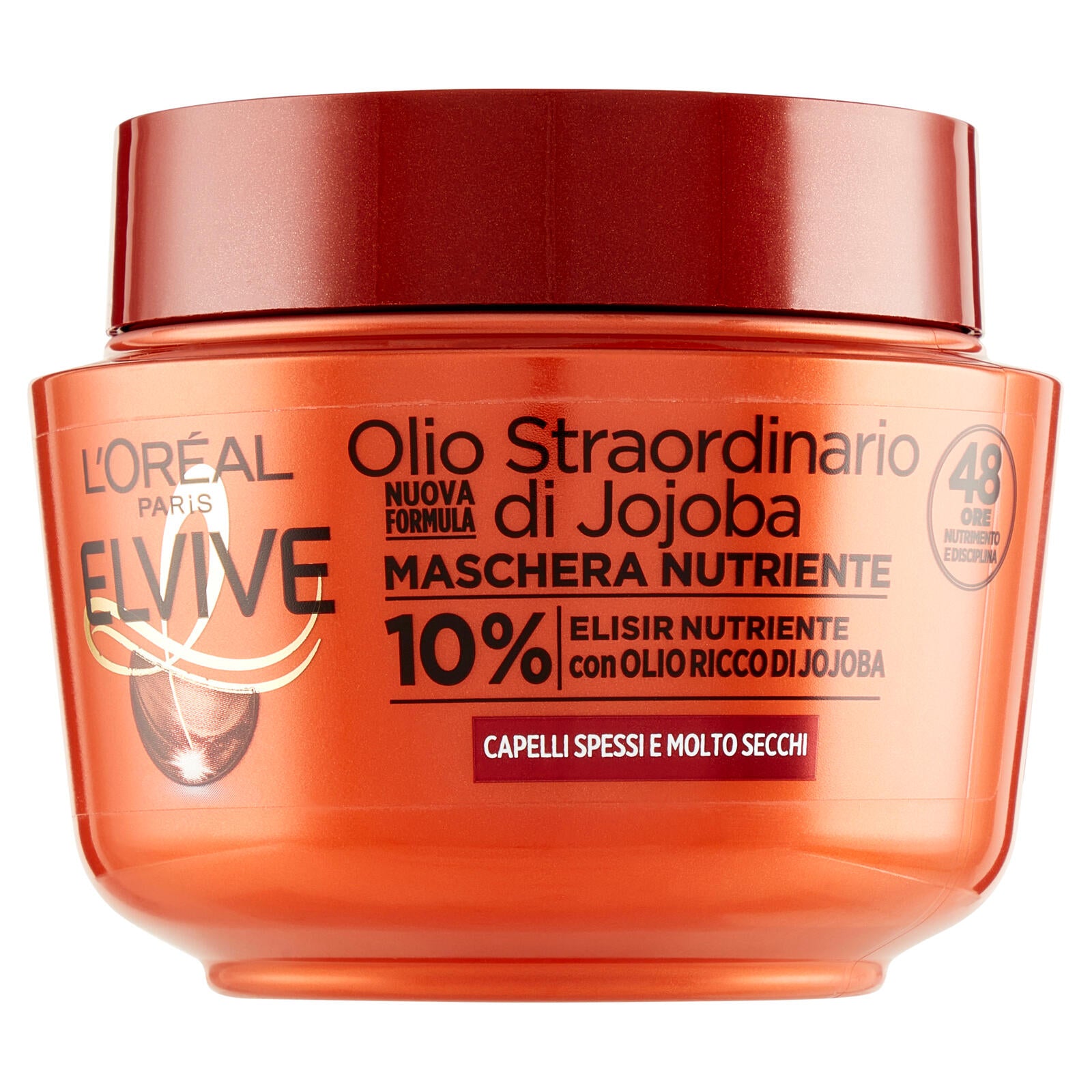 L'Oréal Paris Maschera Capelli Elvive Olio Straordinario, per Capelli Secchi o Spenti, 300 ml (25531966)