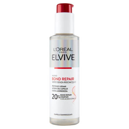 L'Oréal Paris Elvive Bond Repair Siero Senza Risciacquo Per Capelli Danneggiati, 150 ml (25531788)