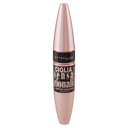 Maybelline New York Ciglia Sensazionali Intense Black - Mascara volume effetto ventaglio - Nero (25558613)