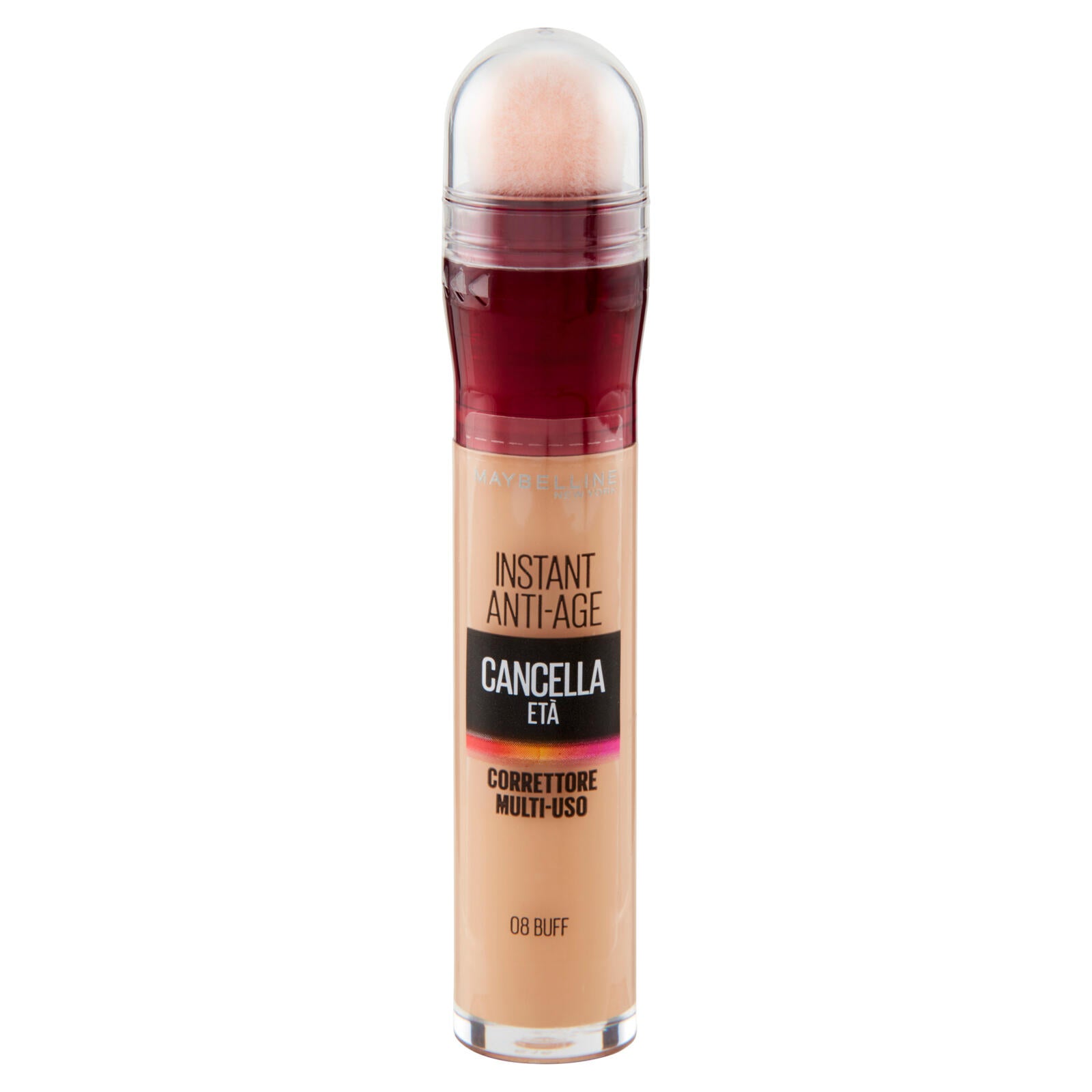Maybelline New York Correttore Liquido Il Cancella Età, Copre Occhiaie e Piccole Rughe, 08 Buff (25558701)