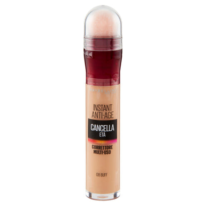 Maybelline New York Correttore Liquido Il Cancella Età, Copre Occhiaie e Piccole Rughe, 08 Buff (25558701)