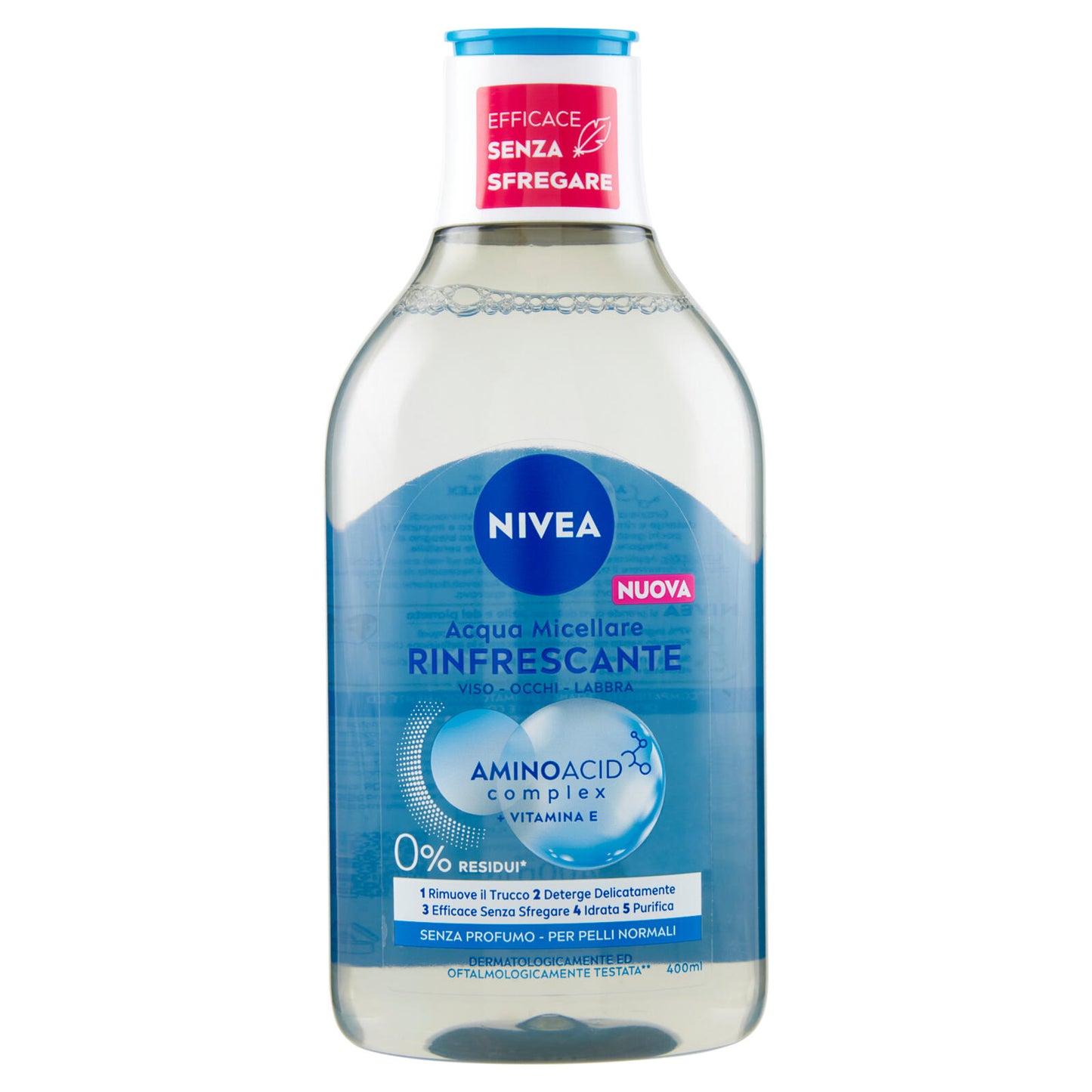 Nivea Acqua Micellare Rinfrescante per Pelli Normali 400 ml (25563243)