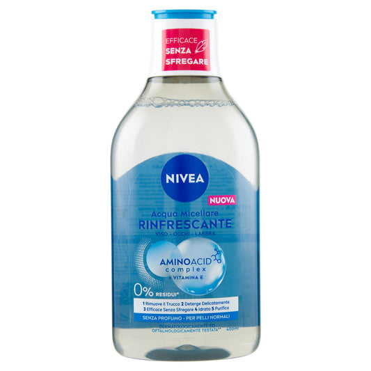Nivea Acqua Micellare Rinfrescante per Pelli Normali 400 ml (25563243)