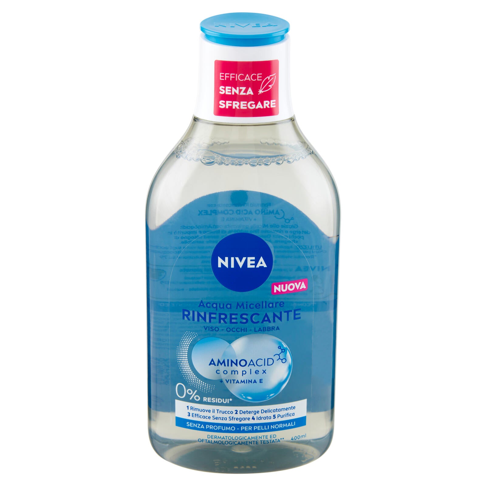 Nivea Acqua Micellare Rinfrescante per Pelli Normali 400 ml (25563244)