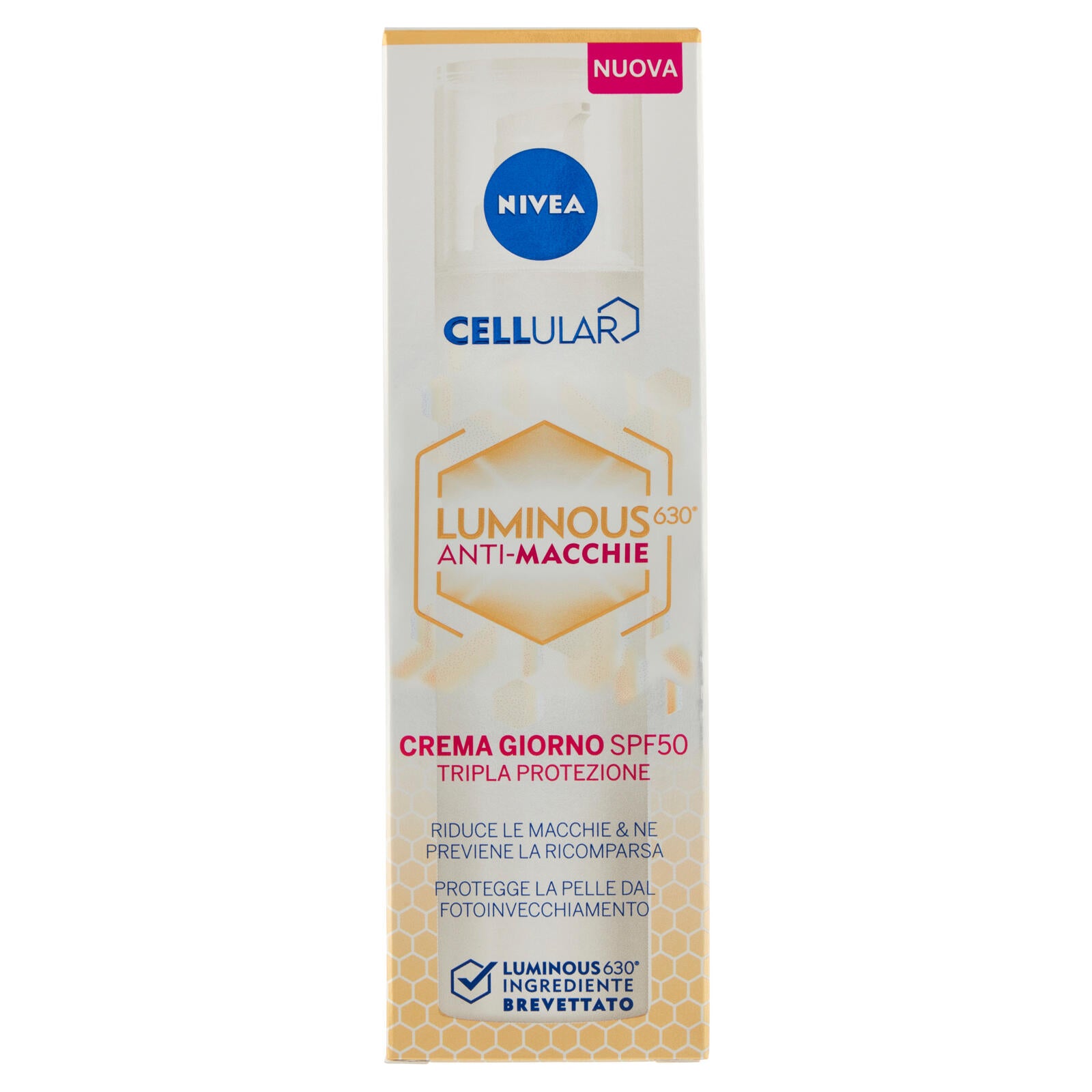 Nivea Cellular Luminous630 Anti-Macchie Crema Giorno SPF50 Tripla Protezione 40 ml (25563348)