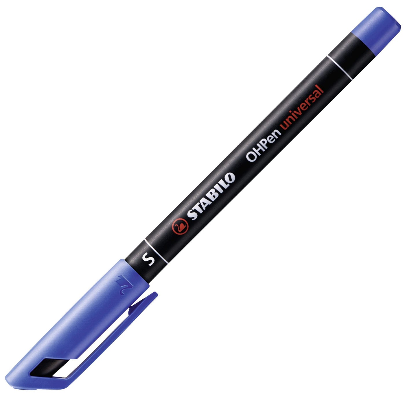 Marcatore - STABILO OHPen universal Permanente - Tratto Superfine (0,4 mm) - Blu (25534250)