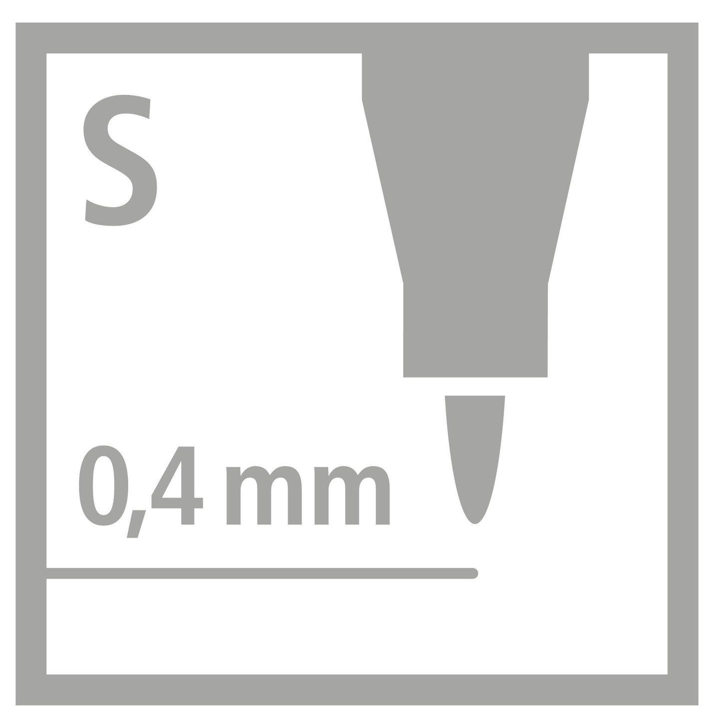 Marcatore - STABILO OHPen universal Permanente - Tratto Superfine (0,4 mm) - Nero (25534261)