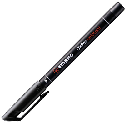 Marcatore - STABILO OHPen universal Permanente - Tratto Fine (0,7 mm) - Nero (25534182)