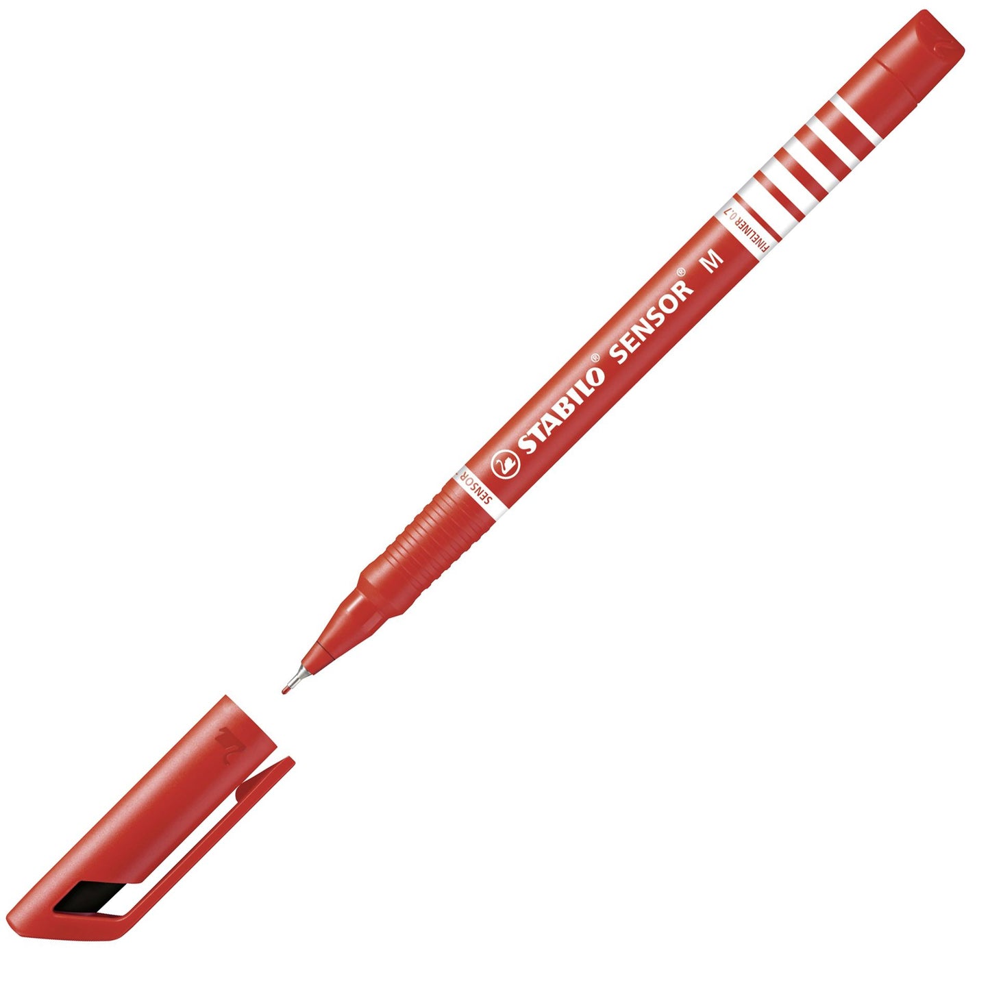 Fineliner con punta ammortizzata - STABILO SENSOR M - Tratto Medio (0,7 mm) - Rosso (25529348)