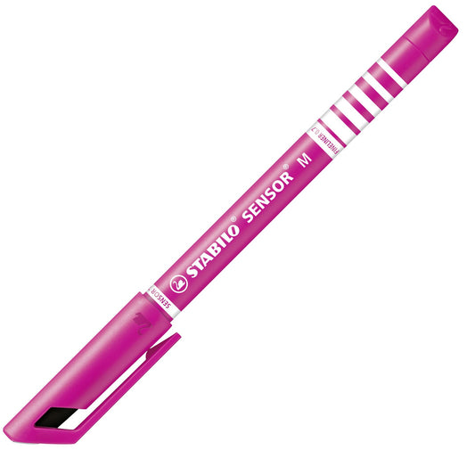 Fineliner con punta ammortizzata - STABILO SENSOR M - Tratto Medio (0,7 mm) - Rosa (25529340)