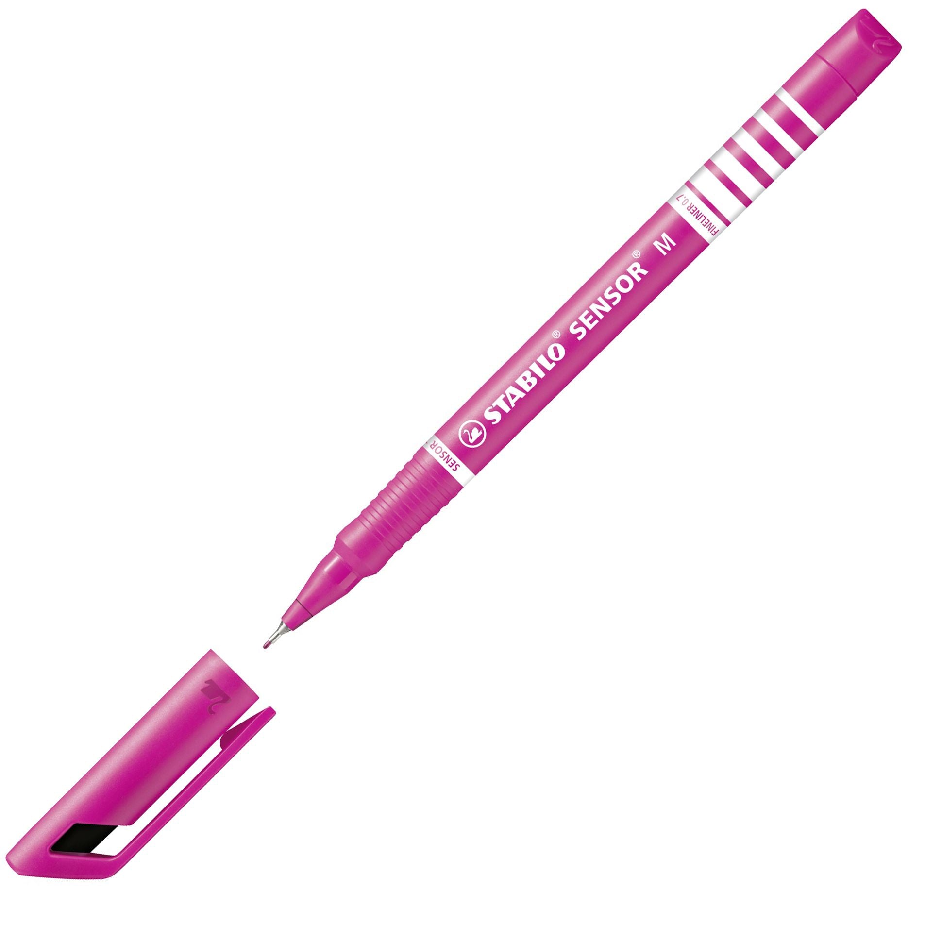 Fineliner con punta ammortizzata - STABILO SENSOR M - Tratto Medio (0,7 mm) - Rosa (25529341)