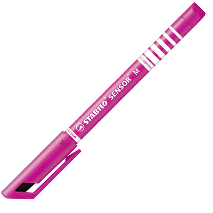 Fineliner con punta ammortizzata - STABILO SENSOR M - Tratto Medio (0,7 mm) - Rosa (25529344)