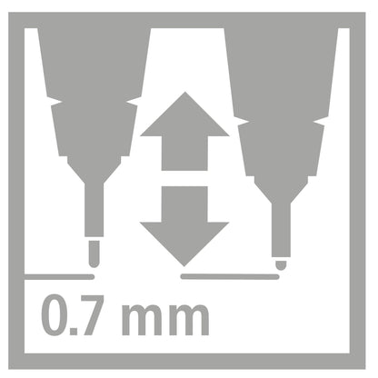 Fineliner con punta ammortizzata - STABILO SENSOR M - Tratto Medio (0,7 mm) - Lilla (25529329)