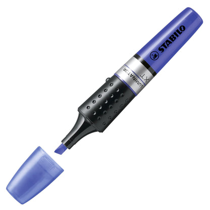 Evidenziatore - STABILO LUMINATOR - lunga durata e doppio tratto (2 + 5 mm) - Blu (25526932)