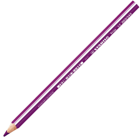 Matita colorata triangolare - STABILO Trio thick - Rosso viola (25544940)