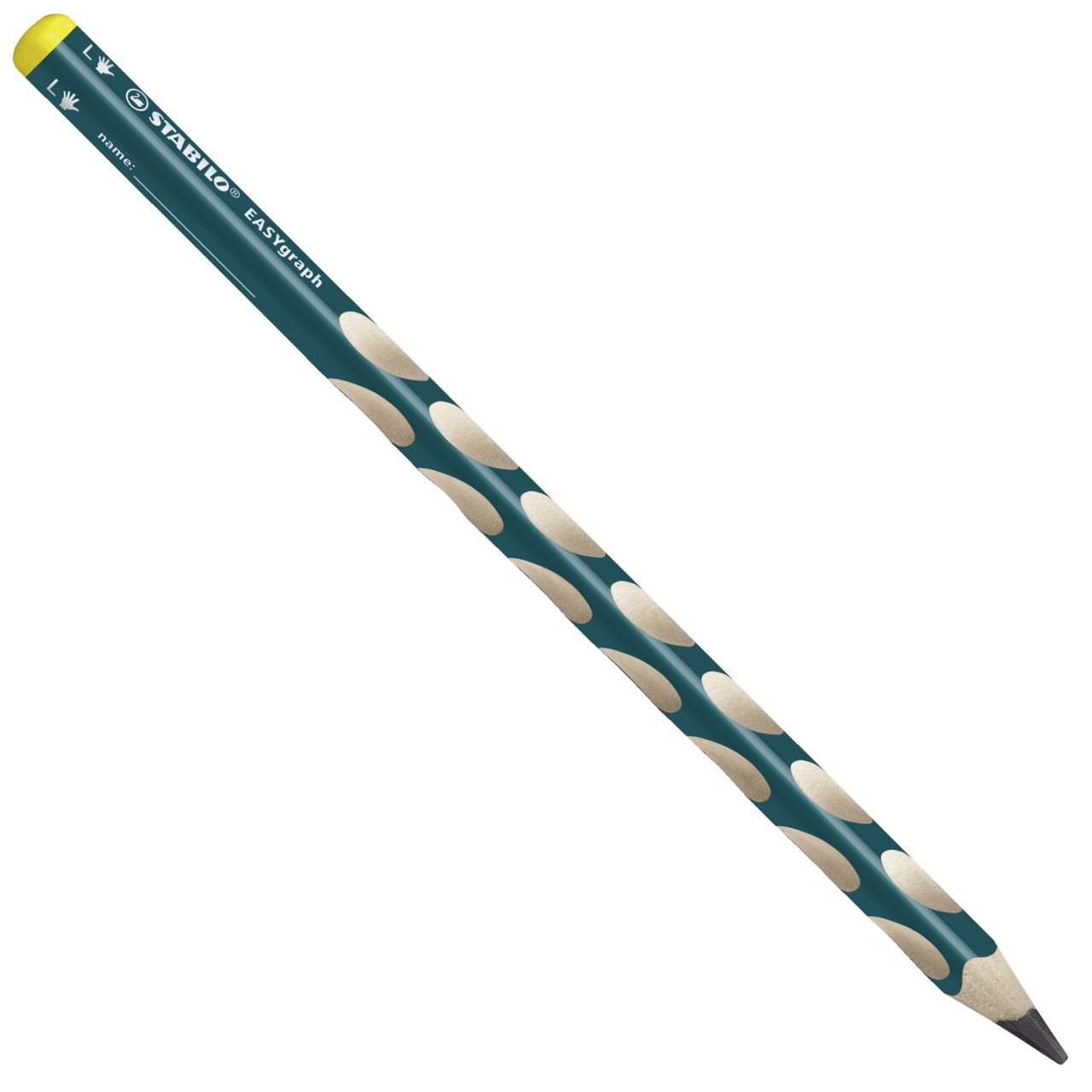 Matita Ergonomica triangolare - STABILO EASYgraph per Mancini in Petrolio - Gradazione HB (25545031)