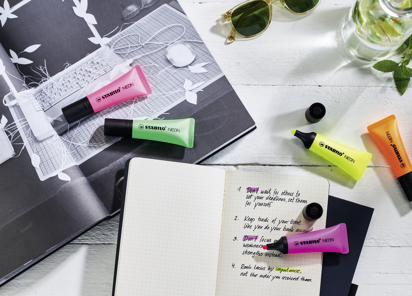 Evidenziatore - STABILO NEON - Verde (25527038)