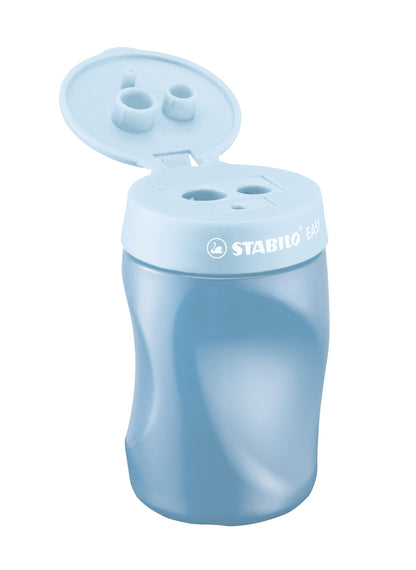 Temperamatite Ergonomico - STABILO EASYtemperino per Mancini - Azzurro (25610215)