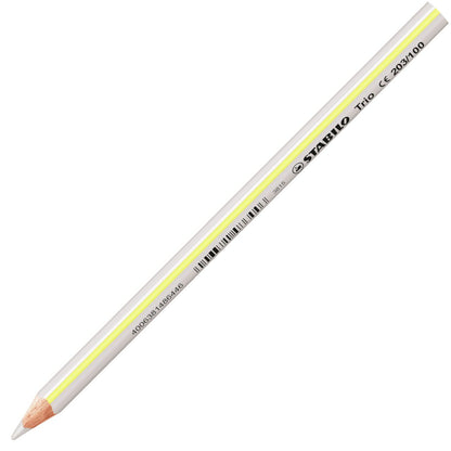 Matita colorata triangolare - STABILO Trio thick - Bianco (25544855)