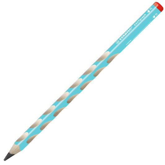 Matita Ergonomica triangolare - STABILO EASYgraph per Destrimani in Azzurro - Gradazione HB (25544975)