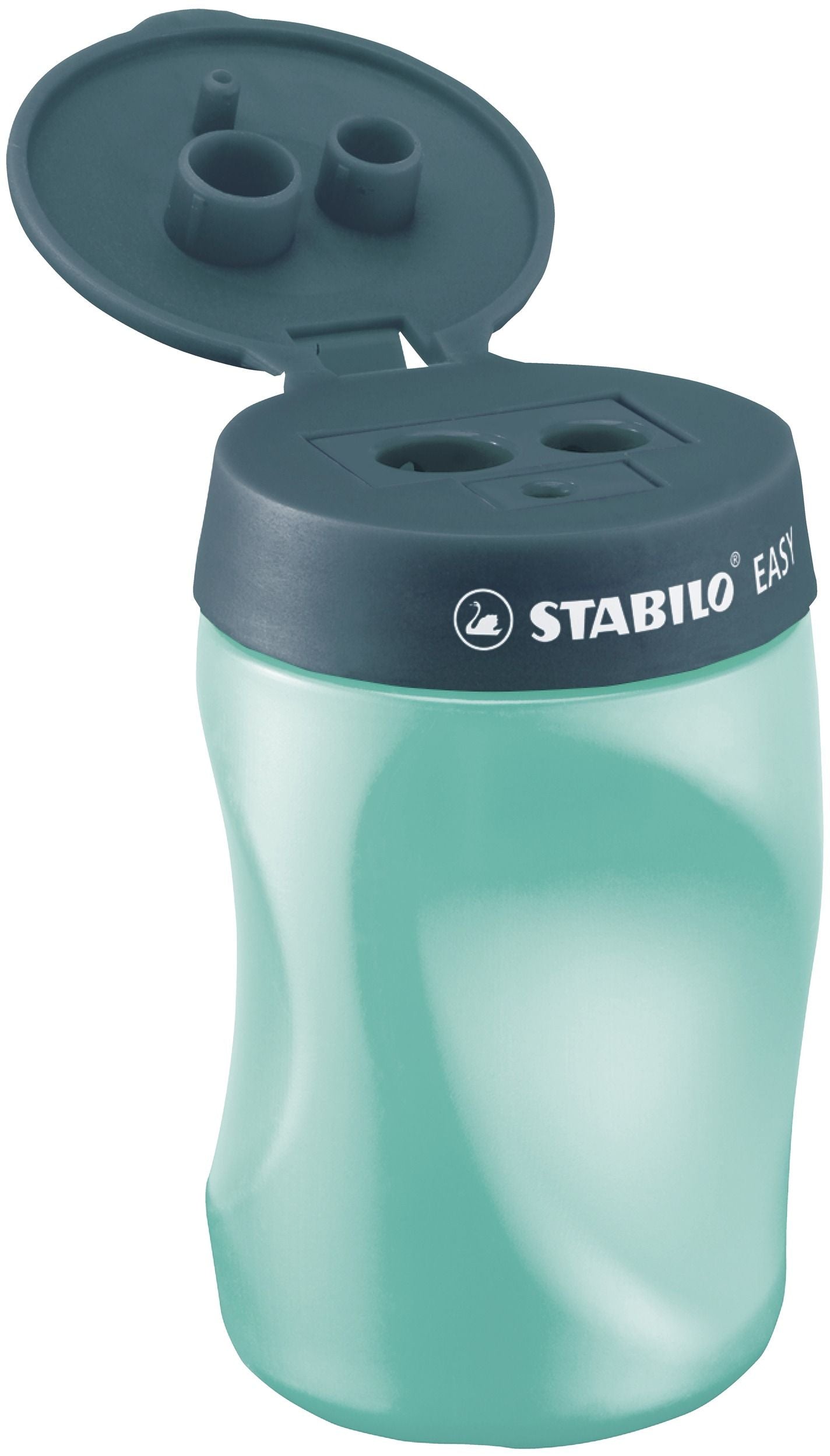 Temperamatite Ergonomico - STABILO EASYtemperino per Mancini - Petrolio (25610245)