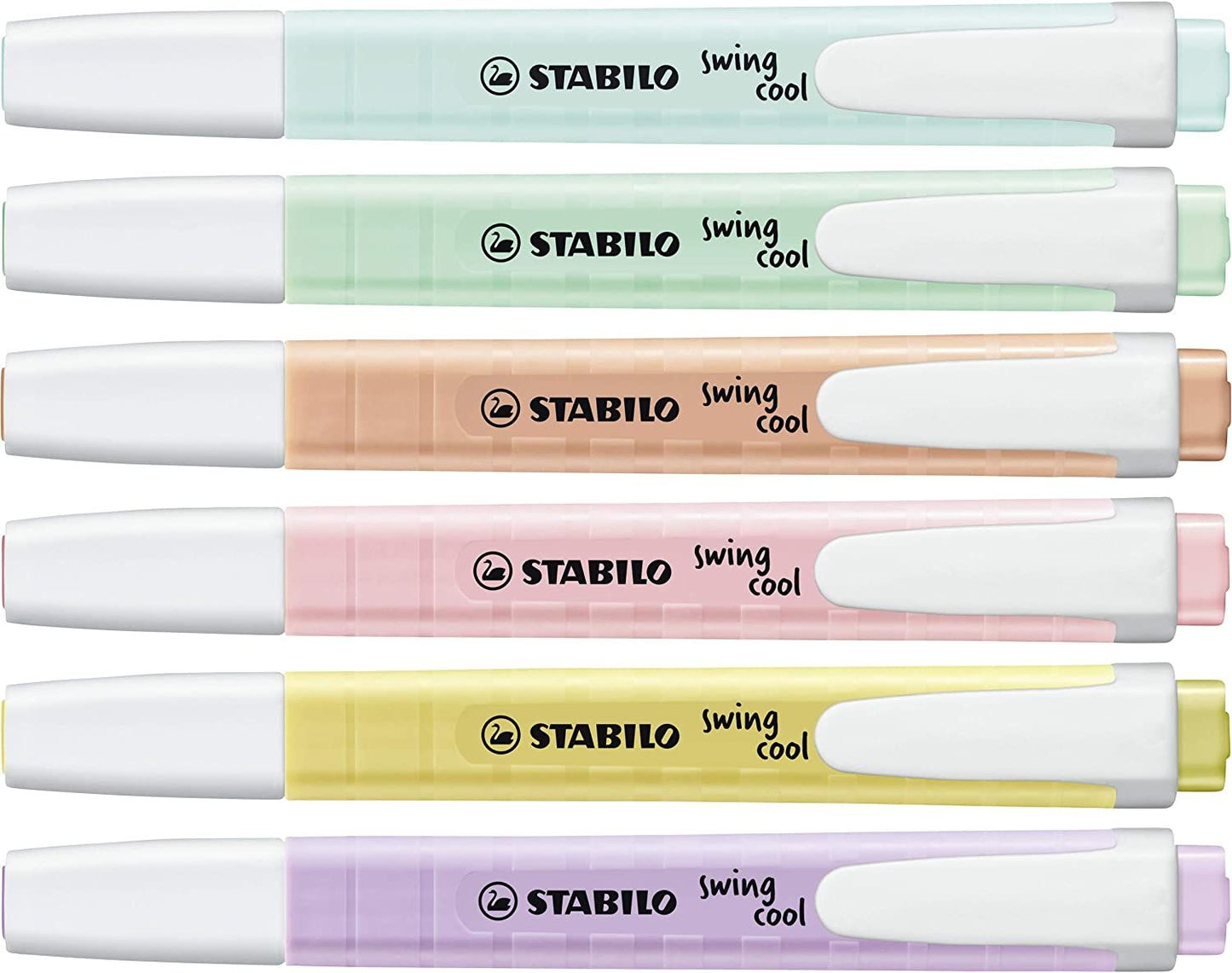 STABILO Pastel Collection Set – Confezione mista 13 pezzi: 6 swing cool pastel, 3 point 88, 3 pointMax, 1 righello stencil (25608154)